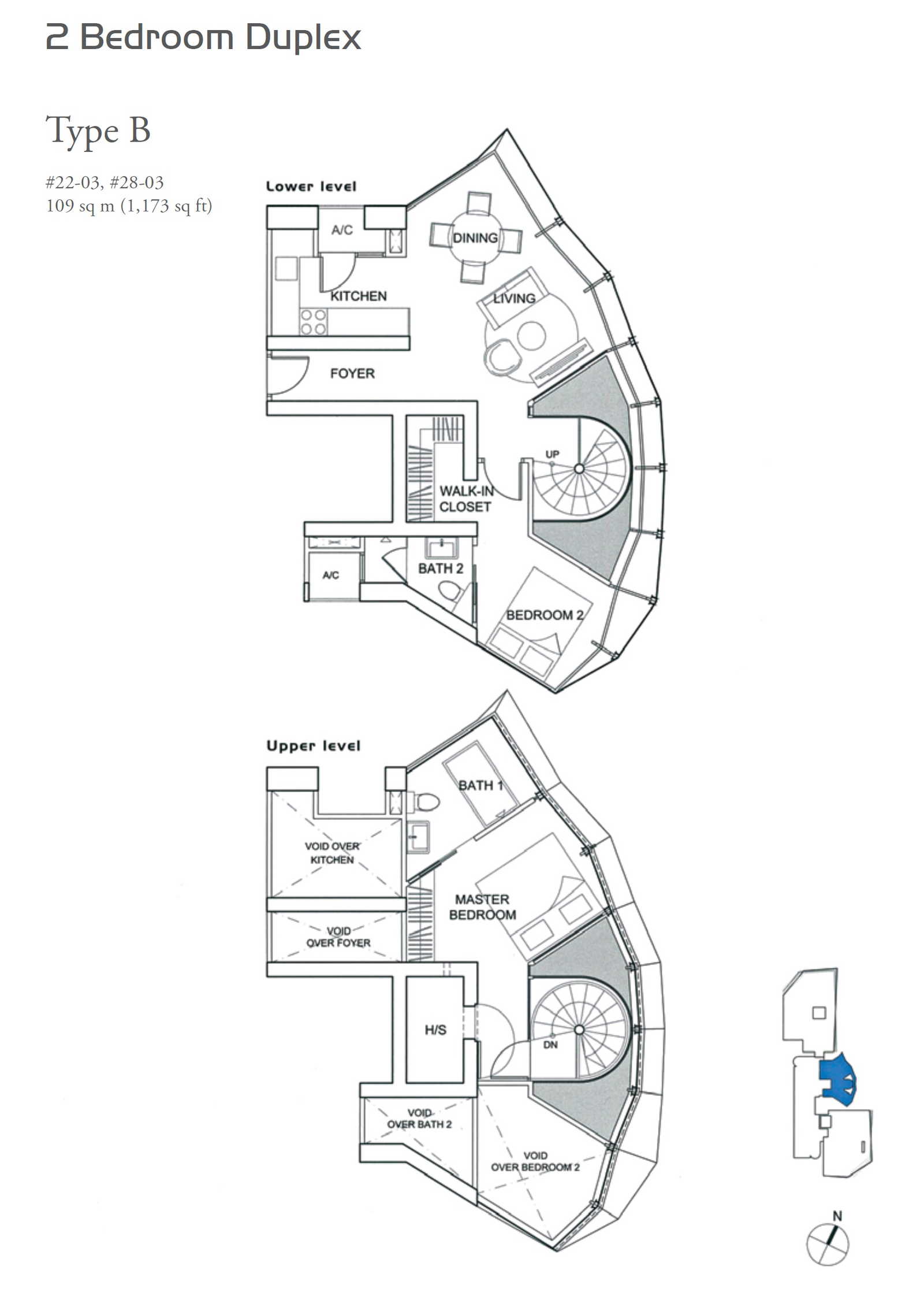 The Lumos 2 Bedroom Floor Plan 1